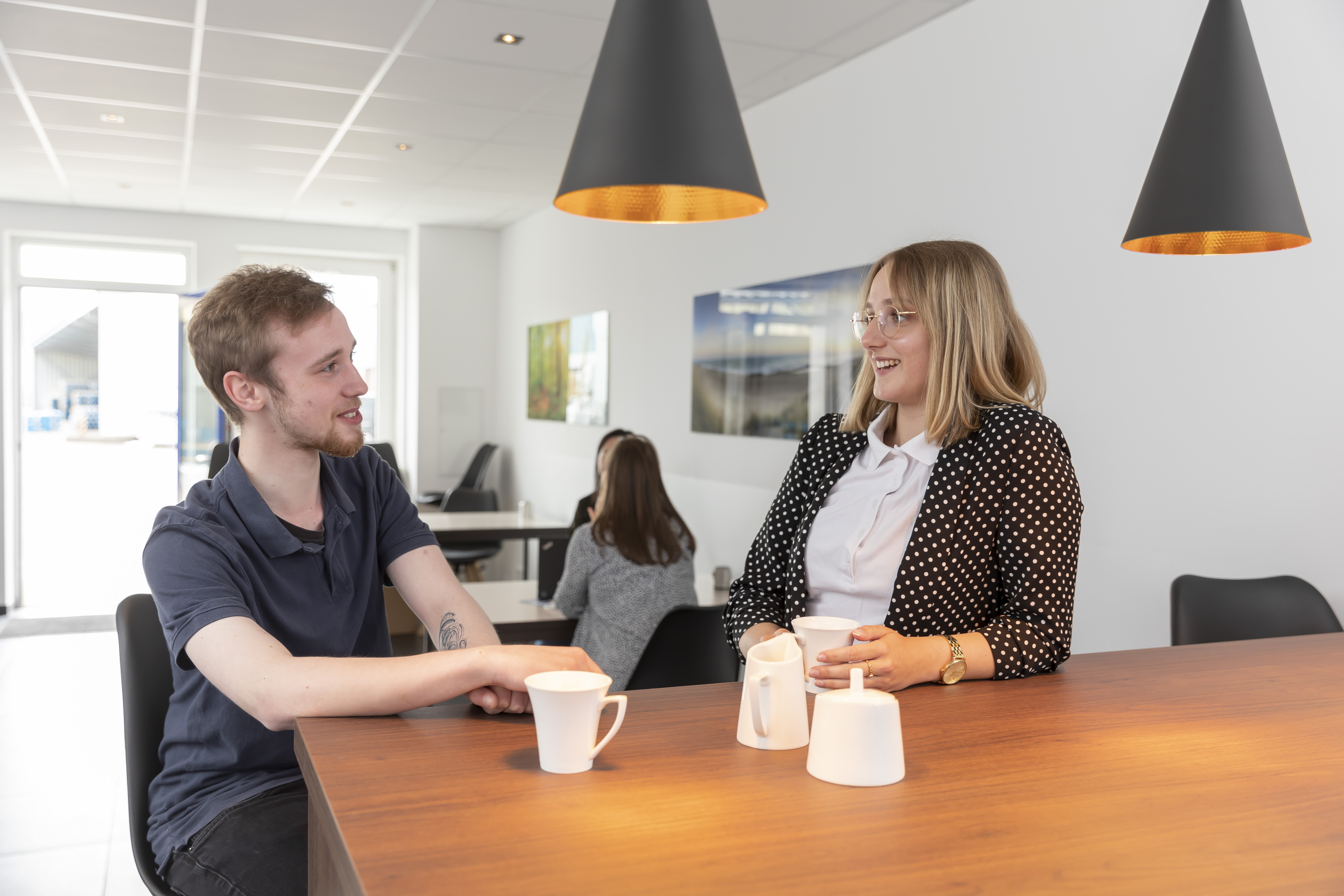 Menschen bei der GWE