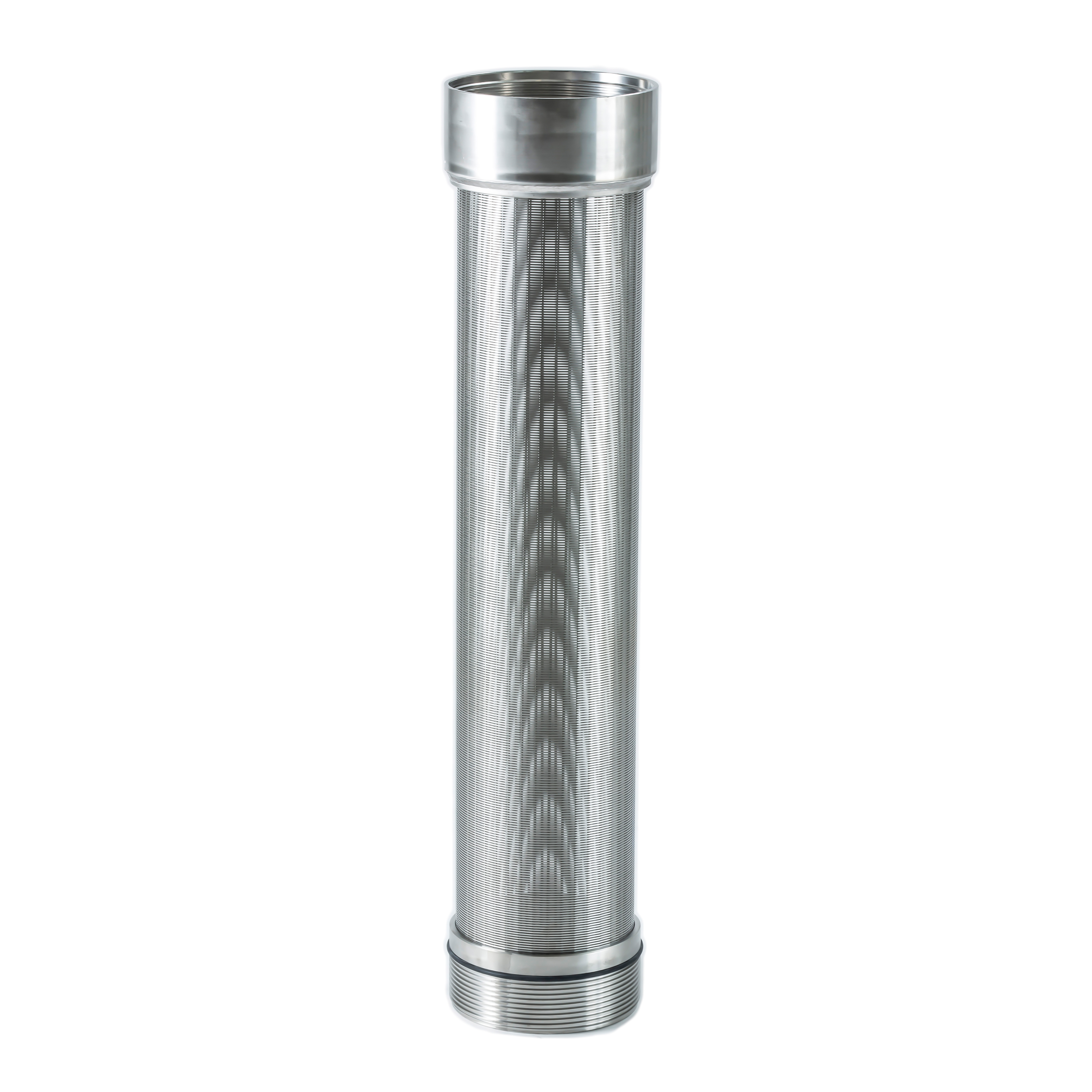 Edelstahl-Wickeldrahtfilter für den Brunnenbau