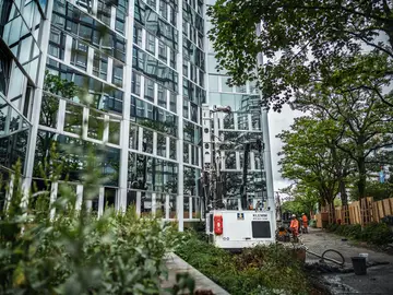 Bauer Resources hat Erdsondenanlage für das Mergenthaler in Eschborn realisiert