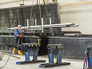 Beizerei im Werk Nordhausen