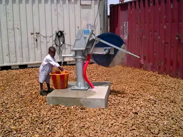 Hand pumps and solar pumps