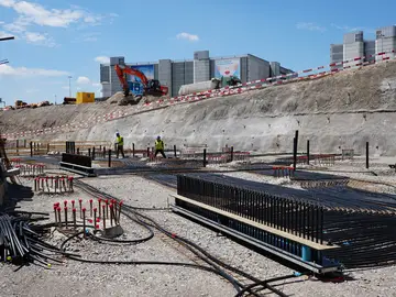 Großprojekt auf einer Baustelle im Bereich Geothermie