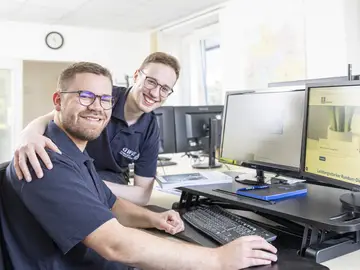 Zusammenarbeit von Azubis bei GWE