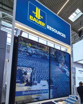 Bauer Resources auf der IFAT Munich 2026 am Gemeinschaftsstand von Bayern Innovativ